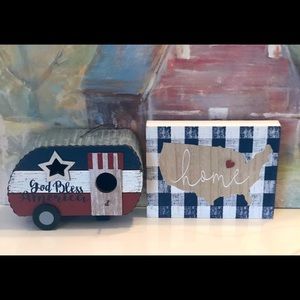 PATRIOTIC COUNTER OR TABLE TOP DECOR